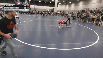 82 lbs Quarters - Eli Lovasco, Monster Garage Wrestling vs Griffin Doroshenko, Pennsylvania