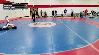 88 lbs Round 5 - Rivers McGinnis, Mt Pleasant vs Aiden Smith, Grizzlies Wrestling Club