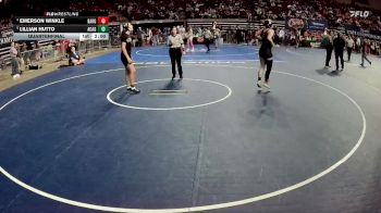 G 138 lbs Quarterfinal - Emerson Winkle, Baton Rouge Girls vs Lillian Hutto, Acadiana Girls