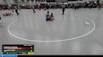 120 lbs Cons. Round 3 - Madalyn Deiter, North Montana Wrestling Club vs Kandice Spry, Ohio