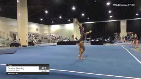 Destiny Denning - Floor, Grace Gym #627 - 2021 USA Gymnastics Development Program National Championships
