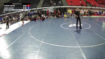 130 lbs Karris Carter, Colorado HS Girls vs Kiera Lackey, Montana HS Girls