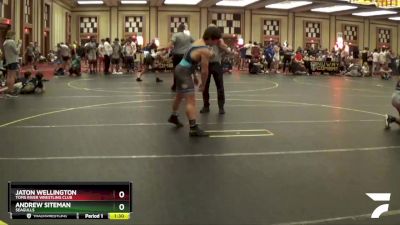 130 lbs Cons. Semi - Jaton Wellington, Toms River Wrestling Club vs Andrew Siteman, Seagulls