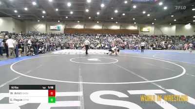 157 lbs Round Of 64 - Wais Amiri, Sheldon vs Gavin Pogue, Eagle Point Youth Wrestling