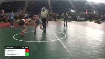 116 lbs Consolation - Lana Leonard, High Desert Jets vs Trinity Pendergass, Ford Dynasty WC