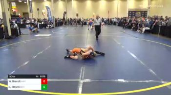 90 lbs Consolation - Wyatt Brandt, Northeastern vs Cruz Melvin, Beth Center