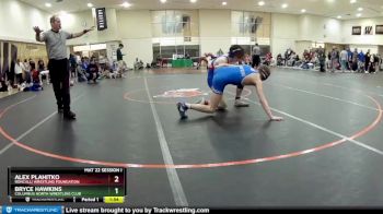 132 lbs Champ. Round 2 - Bryce Hawkins, Columbus North Wrestling Club vs Alex Plahitko, Roncalli Wrestling Foundation