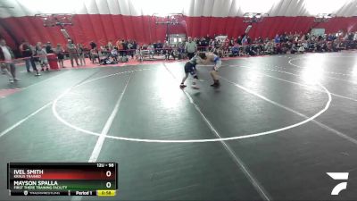 98 lbs Quarterfinal - Ivel Smith, Kraus Trained vs Mayson Spalla, First There Training Facility