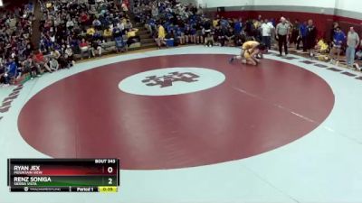 138 lbs Cons. Round 2 - Ryan Jex, Mountain View vs Renz Soniga, Sierra Vista