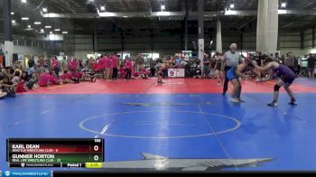 150 lbs Round 1 (4 Team) - Gunner Horton, REAL LIFE WRESTLING CLUB vs Karl Dean, INVICTUS WRESTLING CLUB