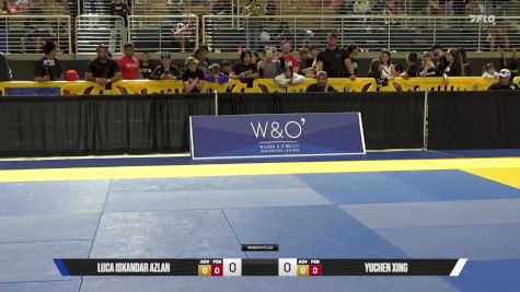 Yuchen Xing vs Luca Iskandar Azlan 2025 Pan Kids Jiu-Jitsu IBJJF Championship