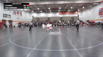 144 lbs Quarterfinal - Colt Carpenter, Barnesville vs CJ Huerta, Buchanan