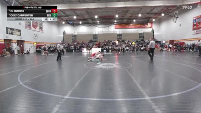 144 lbs Quarterfinal - Colt Carpenter, Barnesville vs CJ Huerta, Buchanan