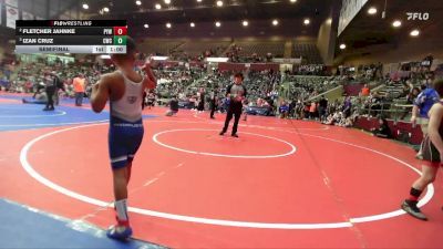 60 lbs Semifinal - Izan Cruz, Conway Wrestling Club vs Fletcher Jahnke, Panther Youth Wrestling-CPR
