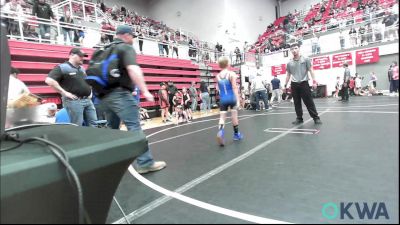 80 lbs Rr Rnd 1 - Sawyer Barnett, Redskins Wrestling Club vs Rollin Sanders, Stroud Youth Wrestling Club