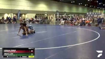 120 lbs Round 4 (6 Team) - Joshua Perez, Explorer Wrestling vs Hruai Lian, Perry Meridian Blue