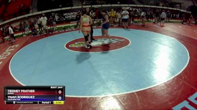 180 lbs Cons. Round 1 - Tierney Prather, Idaho vs Ynavi Rodriguez, Washington