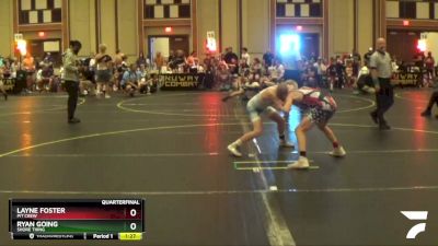 96 lbs Quarterfinal - Ryan Going, Shore Thing vs Layne Foster, Pit Crew