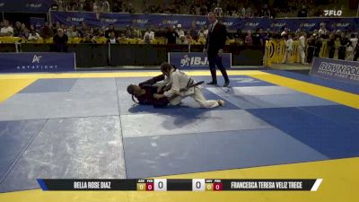 Francesca Teresa Veliz Trece vs Bella Rose Diaz 2026 Pan Kids Jiu-Jitsu IBJJF Championship