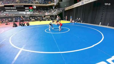 5A 106 lbs Quarterfinal - Isaiah Deleon, Corpus Christi King vs Tobias Gilman, Argyle