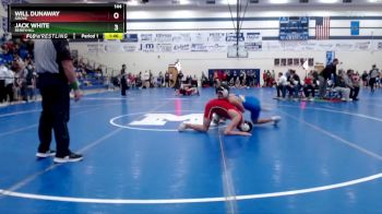 144 lbs Quarterfinal - Jack White, Berryhill vs Will Dunaway, Grove