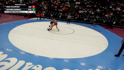 4A 115 lbs Cons. Round 2 - Aria Pulsipher, Cedar vs Autumn Radmall, Mountain Crest