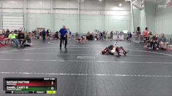 100 lbs Semifinal - Nathan Matthis, Warhawks vs Daniel Casey Iii, American Dream