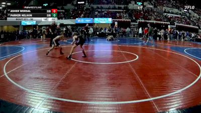 98 lbs Cons. Round 3 - Parker Nelson, Riverton USA Wrestling vs Asher Wersal, Glasgow Wrestling Club