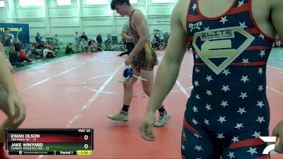 157 lbs Round 3 (8 Team) - Luke Orborne, Combat Athletics Red vs Nick McDonald, Tar River WC