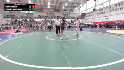 110 lbs Cons. Round 4 - Izabella Guerrero, San Ramon Valley vs Mariah Main, Arroyo (San Lorenzo)