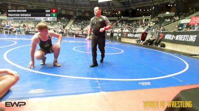 175 lbs Quarterfinal - Gavin Brown, Contender Wrestling Academy vs Traycen Wegele, Bear Cave