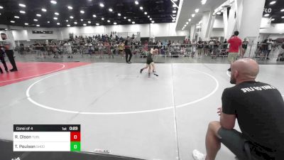 62 lbs Consi Of 4 - Rhett Olson, Turlock Wrestling vs Taft Poulson, Shootbox WC