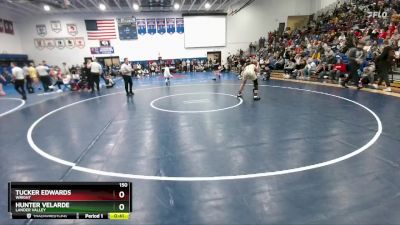 150 lbs Cons. Round 4 - Tucker Edwards, Wright vs Hunter Velarde, Lander Valley