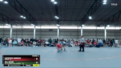 136 lbs Round 2 (4 Team) - Gia Good, All IN Wrestling Academy vs Jackson Ingram, Suples