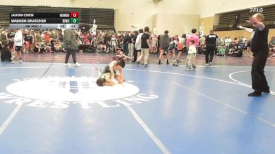 65 lbs Rr Rnd 2 - Jaxon Chen, RedNose Wrestling School - K3 vs Madden Bratcher, Rabbit Wrestling Club - K3
