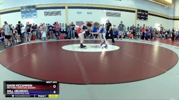 120 lbs Champ. Round 2 - Gavin Mccammon, Red Cobra Wrestling Academy vs Will Hruskoci, Fishers Wrestling Club