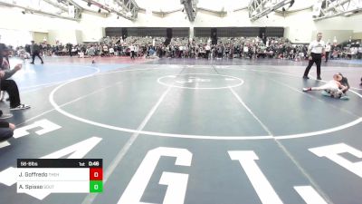 56-B lbs Consi Of 8 #2 - Johnny Goffredo, The Hunt Wrestling Club vs Aiden Spisso, South Plainfield