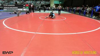 110 lbs Quarterfinal - Olan Garrison, Coweta Tiger Wrestling vs Marcus Melendrez, SoCal Hammers