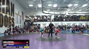 131 lbs Quarterfinal - Carly Cowles, Alma vs Sara Sterner, North Central College