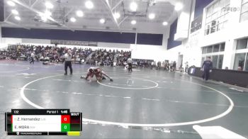 132 lbs Champ. Round 2 - Zaydrein Hernandez, Sj Bosco vs EDGAR MORA, Mayfair