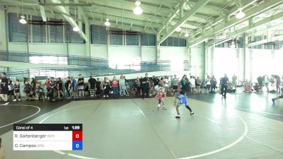 50 kg Consi Of 4 - Reed Saltenberger, Patriot Mat Club vs Damian Campos, Spring Hills Wrestling