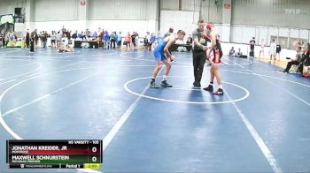 105 lbs Champ. Round 1 - Jonathan Kreider, Jr, Montrose vs Maxwell Schnurstein, Michigan Premier