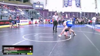 152 lbs Cons. Round 4 - Owen Cummings, Williamson Hs vs Jonah White, South Williamsport Area Hs