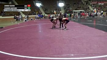 125 lbs Champ. Round 2 - Xander Ledford, Emmanuel University vs Ahmed Daoud, Rome