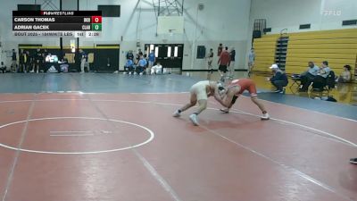 184White lbs Rr Rnd 2 - Carson Thomas, Indiana vs Adrian Gacek, Clarion