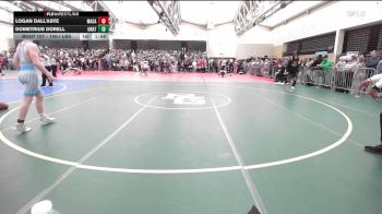 140-I lbs Round Of 64 - Logan Dall'Aste, MacArthur vs Dometrius Dorell, Unattached
