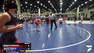 77 lbs Semis (4 Team) - Athena Eaton, AR- 15 vs Evelyn Brasher, Ain`t My First Rodeo