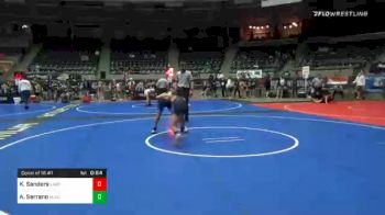 95 lbs Consolation - Keith Sanders, Labette County Wrestling vs Angel Serrano, Black Fox Academy