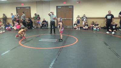 50 lbs Rr Rnd 5 - Maya Grimes, Misfits Girls Wrestling vs Charae Gregula, Partner Trained Girls