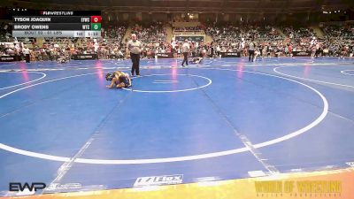 61 lbs Round Of 16 - Tyson Joaquin, Elite Force Wrestling Club vs Brody Owens, WTC